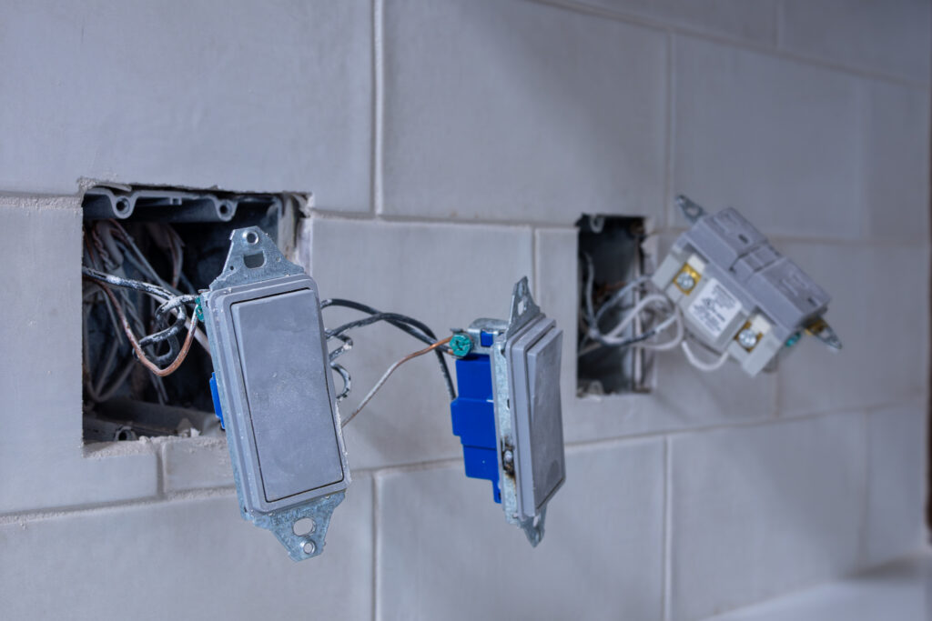 Electrical wiring in a Colorado Foothills home kitchen repaired and installed by Firefly Electrical Services and Tesla Electric